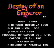 Destiny of an Emperor
