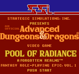Advanced Dungeons & Dragons : Pool of Radiance