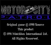 Motor City Patrol